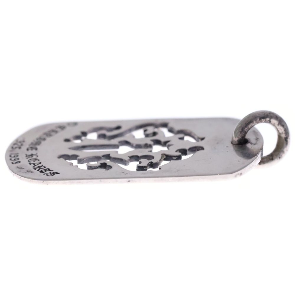Chrome Hearts Vintage D Tag Lrg Dagger Cutout Dog Tag Large Pendant Top Silver — view 4