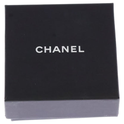 Chanel CC Logo Line Stone Earrings Black Gold — view 6
