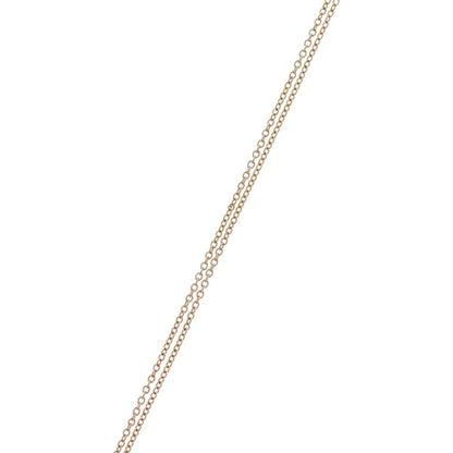 Tiffany & Co by the Yard Heart Diamond Necklace Pendant Chain Gold — view 4