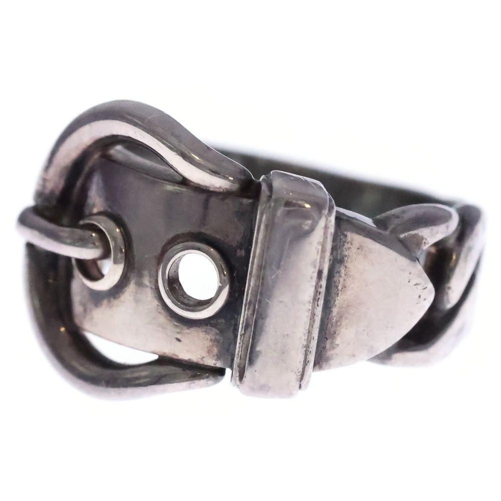 Hermes Boucle Series Ring Silver
