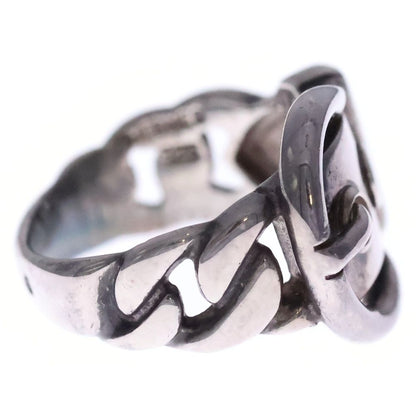 Hermes Boucle Series Ring Silver — view 3