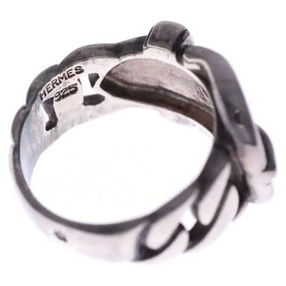 Hermes Boucle Series Ring Silver — view 5