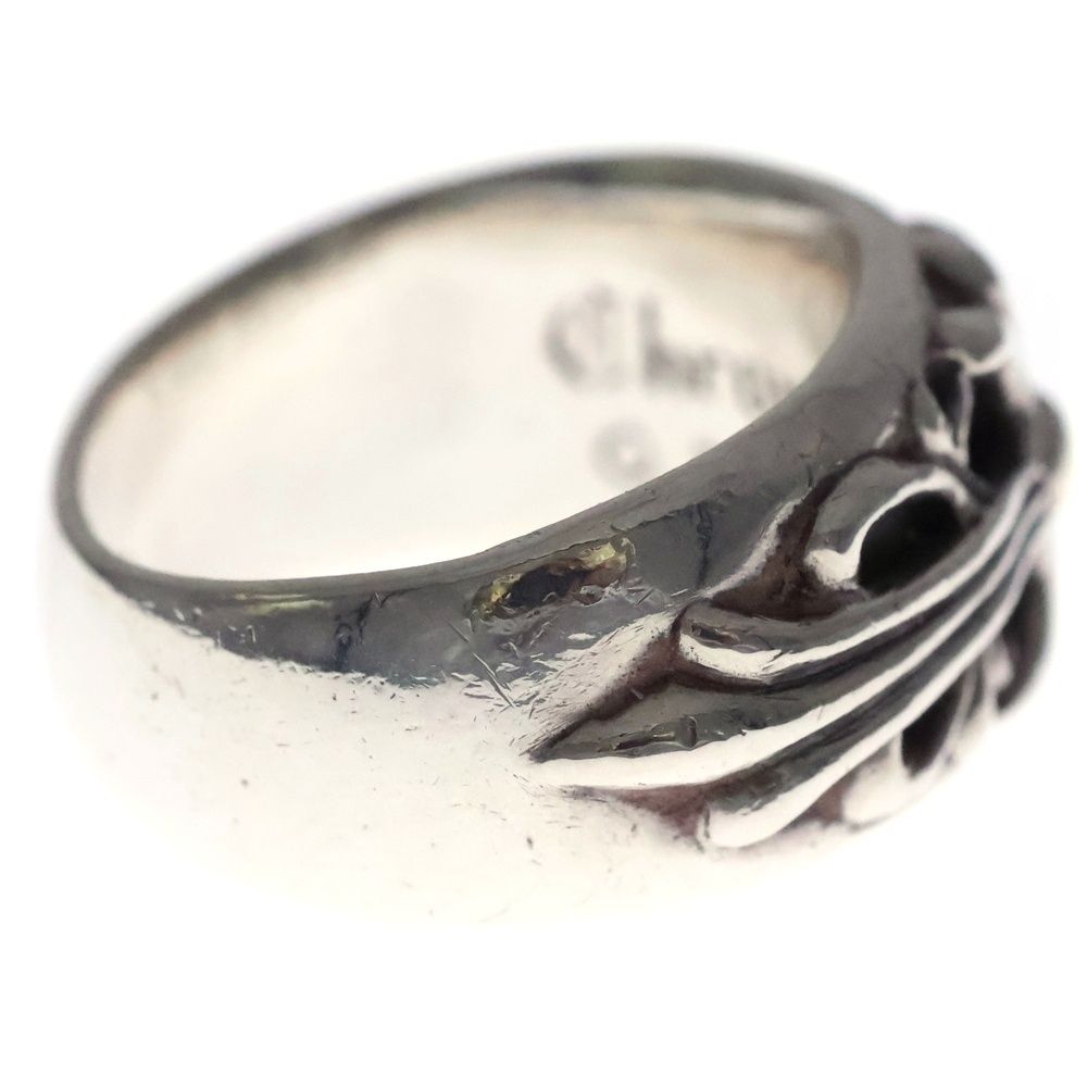 Chrome Hearts Flrl Crs Floral Cross Ring Silver — view 3