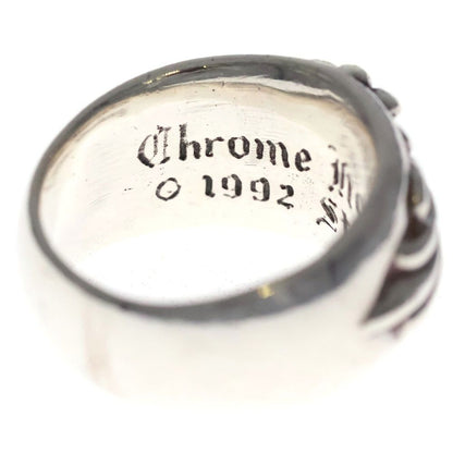 Chrome Hearts Flrl Crs Floral Cross Ring Silver — view 5