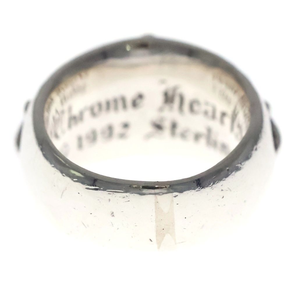 Chrome Hearts Flrl Crs Floral Cross Ring Silver — view 2