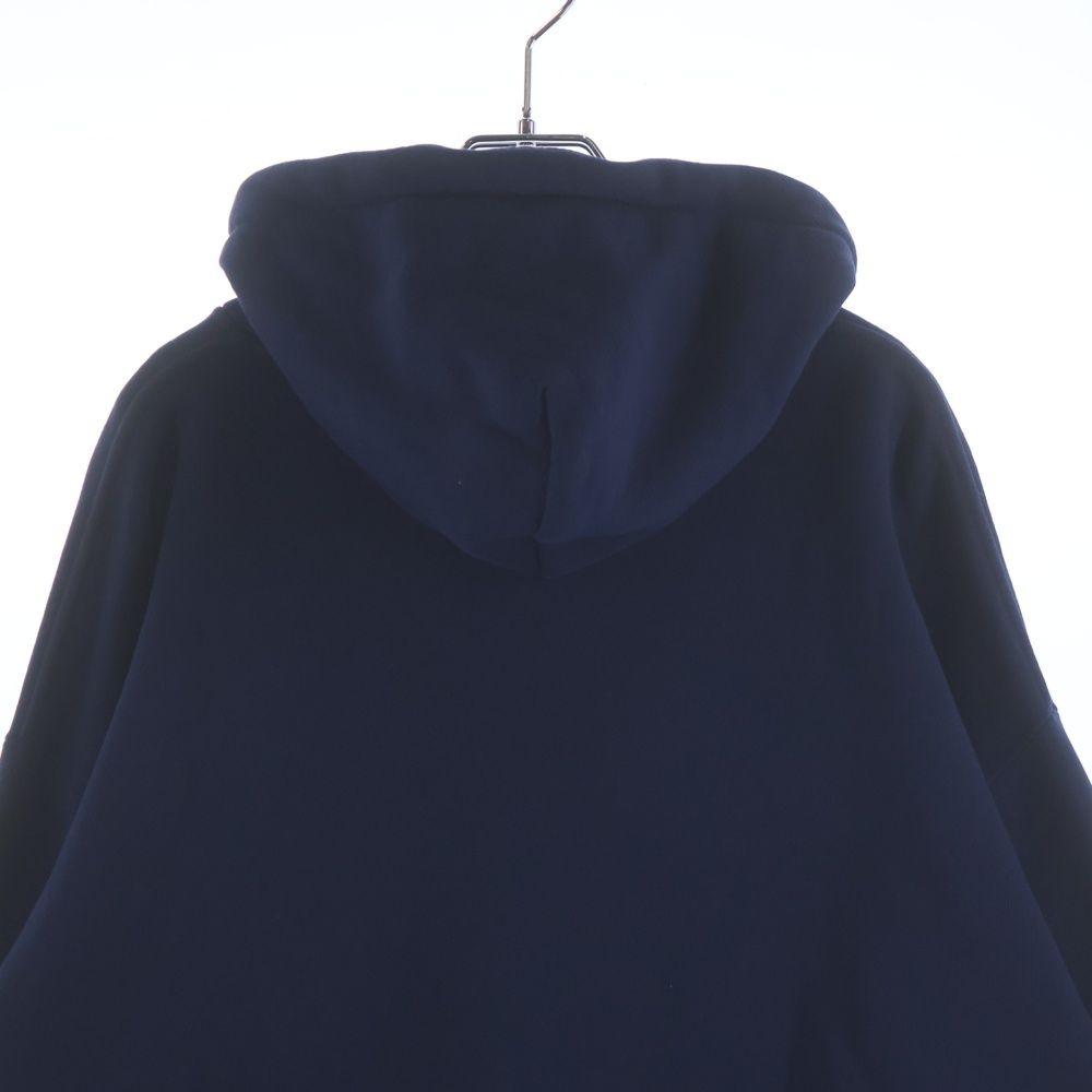Loewe Anagram Embossed Logo Sweatshirt Pullover Hoodie Navy — view 4