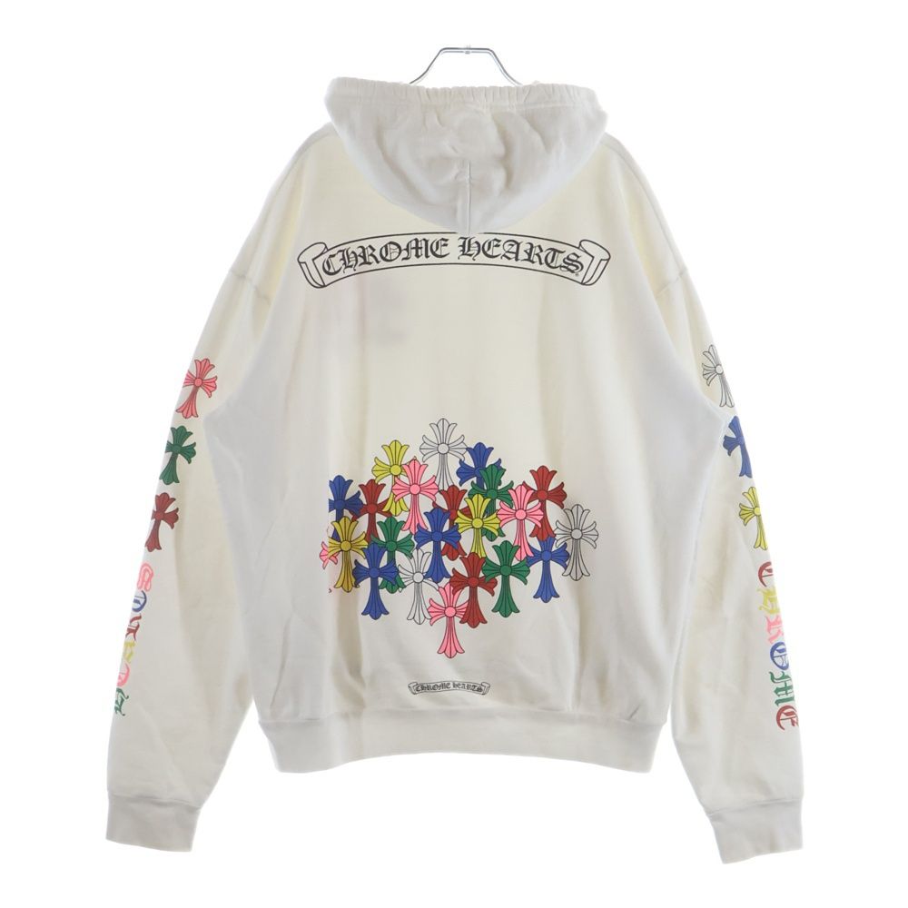 Chrome Hearts Mltcol Cem Crs HD Plvr Multicolor Cemetery Cross Pullover Hoodie