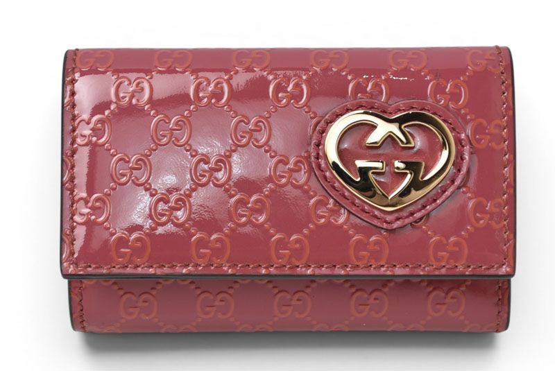 Gucci Key Case Key Holder 6 Row Bree Heart