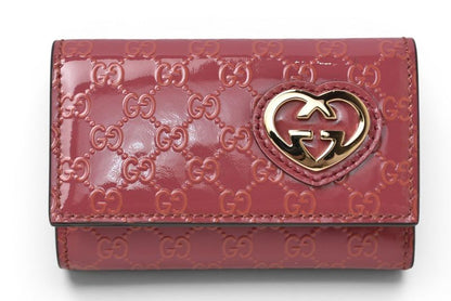 Gucci Key Case Key Holder 6 Row Bree Heart