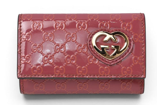 Gucci Key Case Key Holder 6 Row Bree Heart
