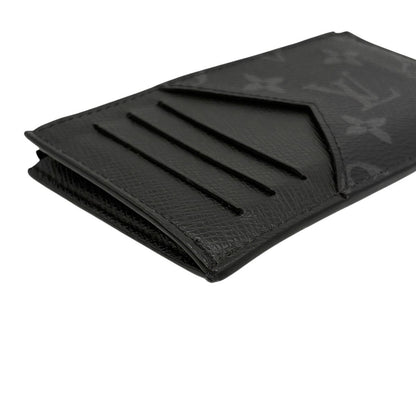 Louis Vuitton LV Coin Card Holder IC Taiga Leather Monogram Eclipse Canvas Case — view 4