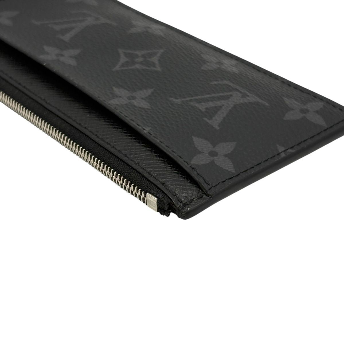 Louis Vuitton LV Coin Card Holder IC Taiga Leather Monogram Eclipse Canvas Case — view 8