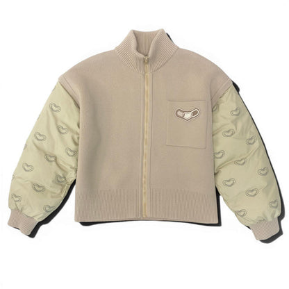 Hermes 24 Kaleidoscope Effect Zip Jacket 2-Way 38 Beige — view 2