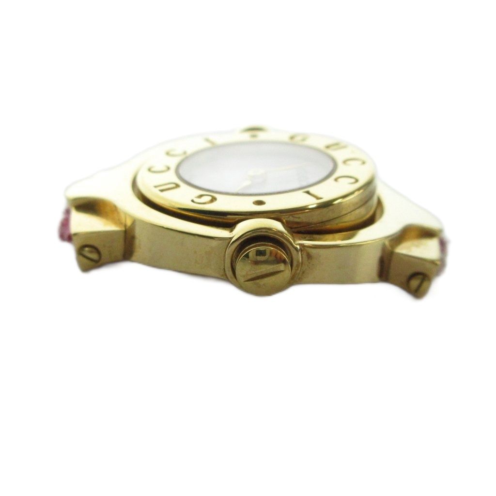 Gucci Watch Turn Face Case Only Quartz White Dial Gold — view 3