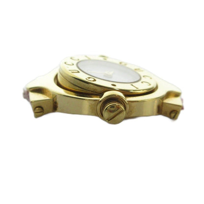 Gucci Watch Turn Face Case Only Quartz White Dial Gold — view 4