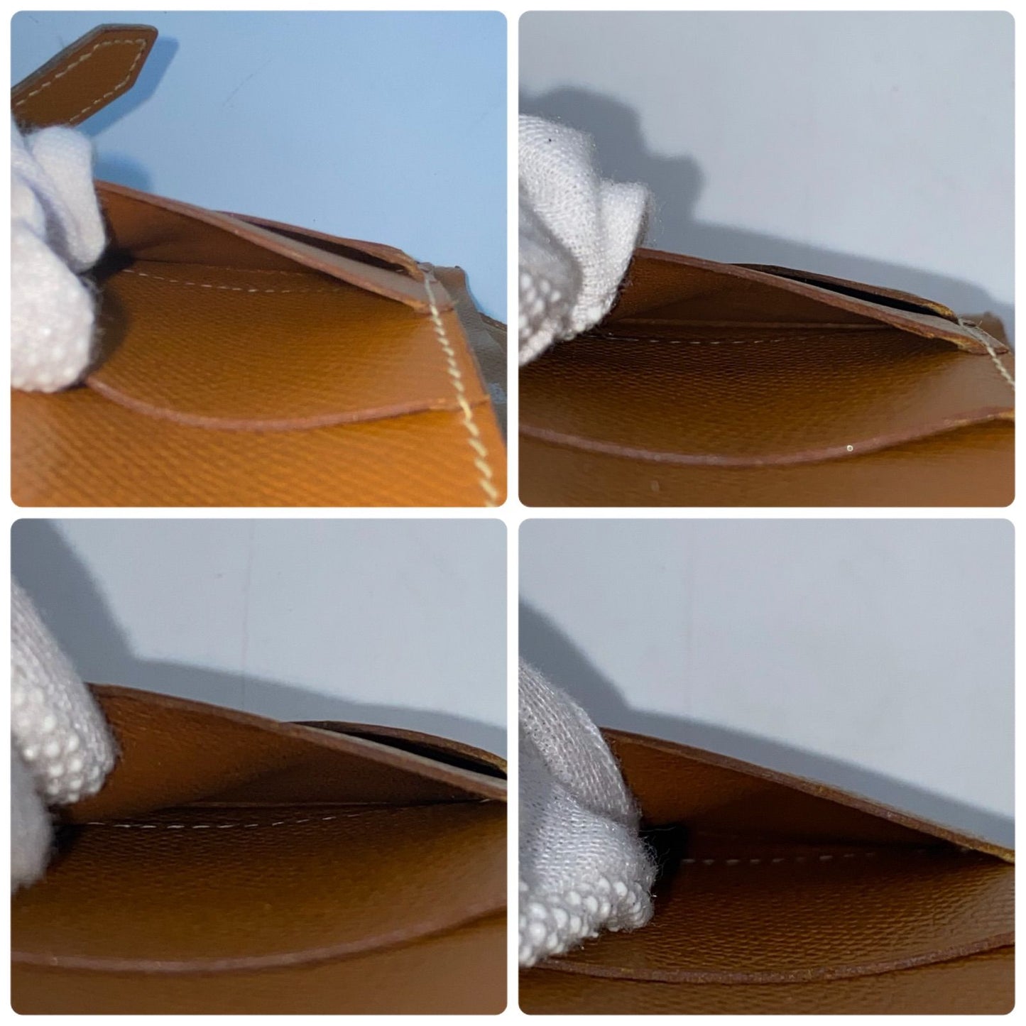 Hermes Wallet Bearn Souffl Brown Card Billfold — view 8