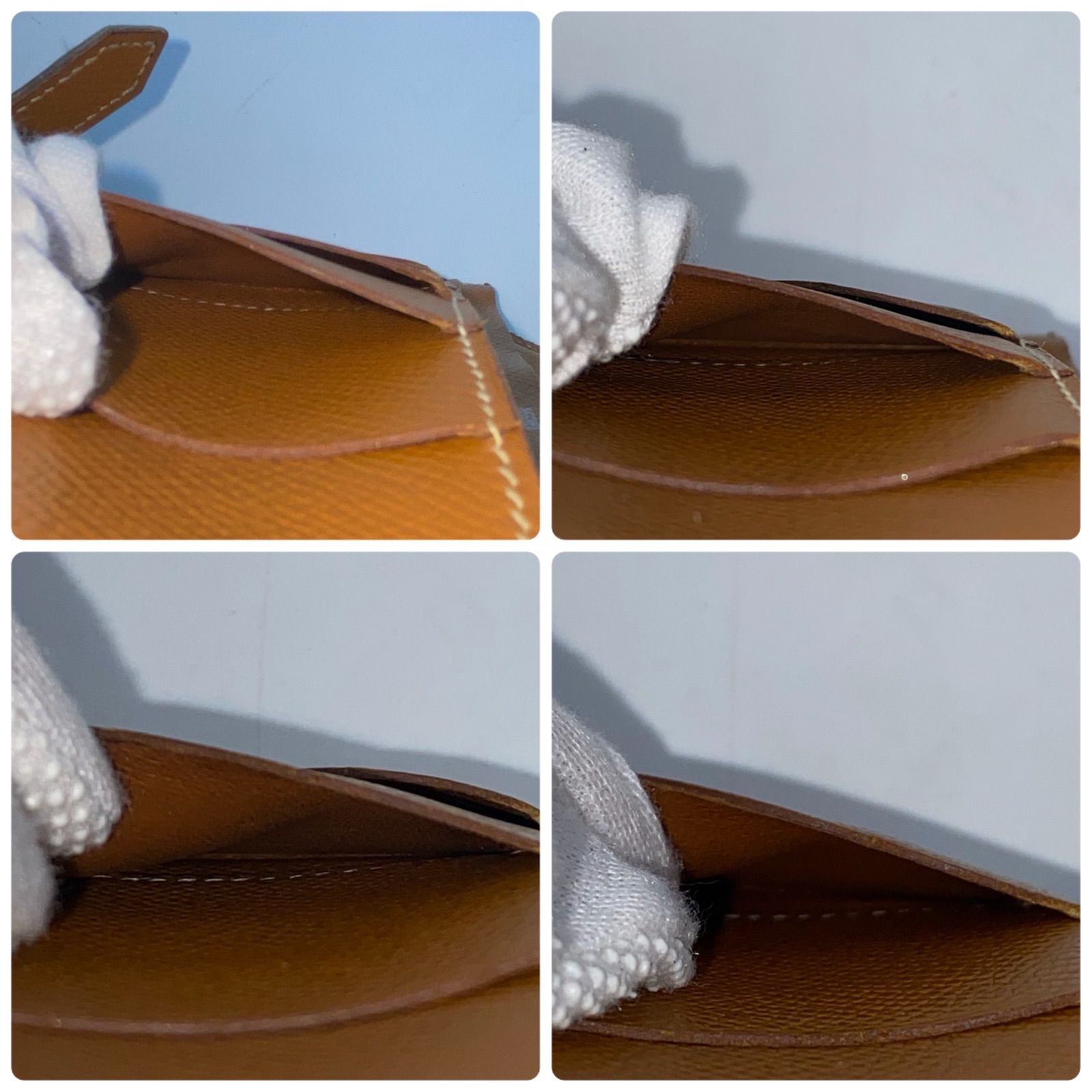 Hermes Wallet Bearn Souffl Brown Card Billfold — view 8