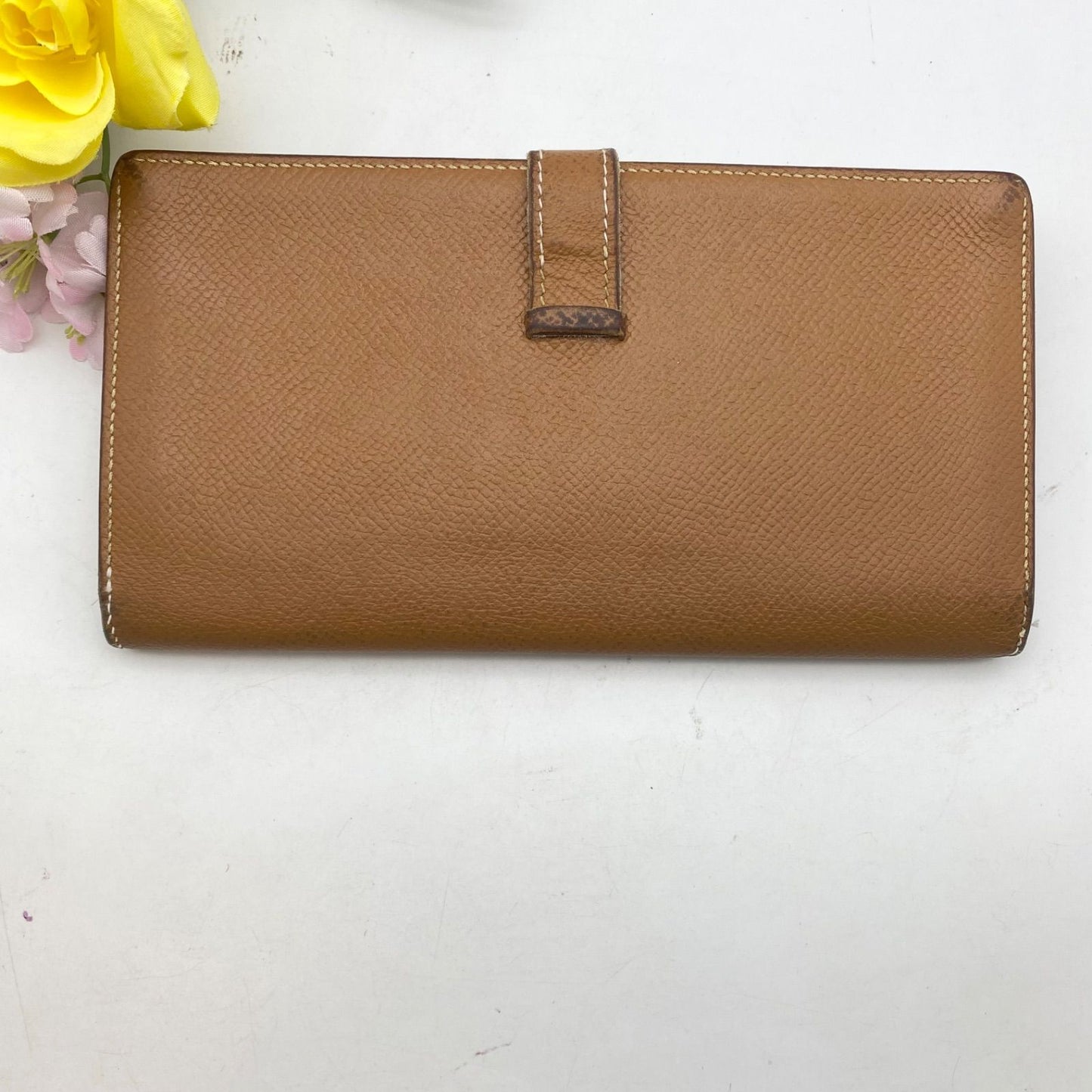 Hermes Wallet Bearn Souffl Brown Card Billfold — view 3