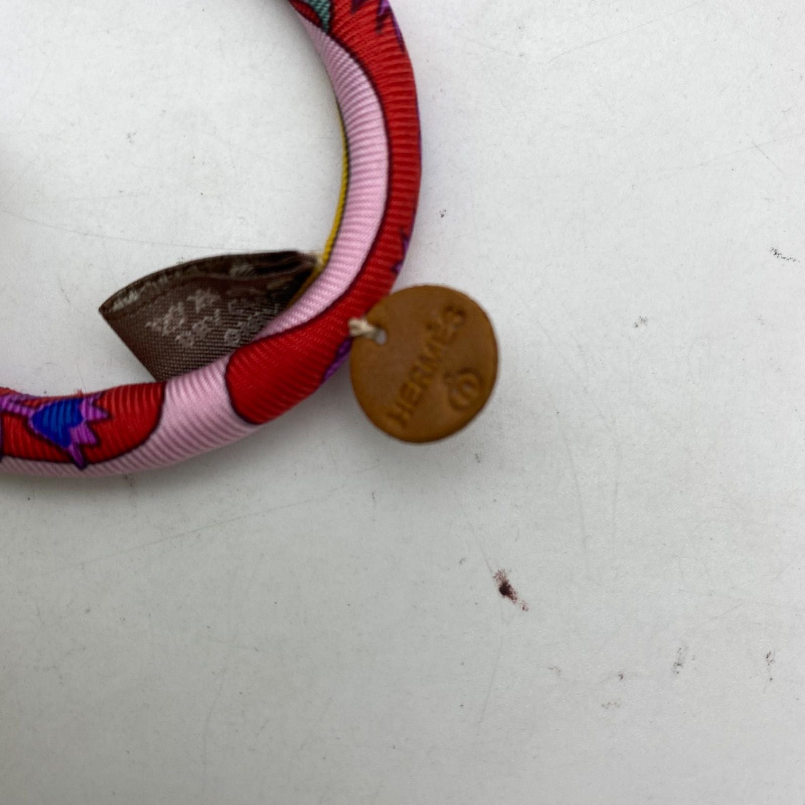 Hermes Bracelet Silk Pink Azap — view 5