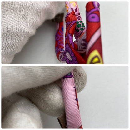 Hermes Bracelet Silk Pink Azap — view 4