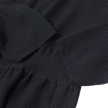 Dior Dress 42 Round Collar Cotton Knit Flower Corsage — view 6