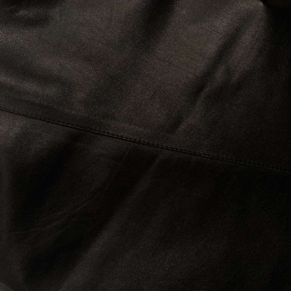 Gucci Era Leather Skirt Lambskin Knee Length Black 42 — view 4