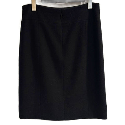 Chanel Skirt CC Logo Knee Length Black 38 — view 2