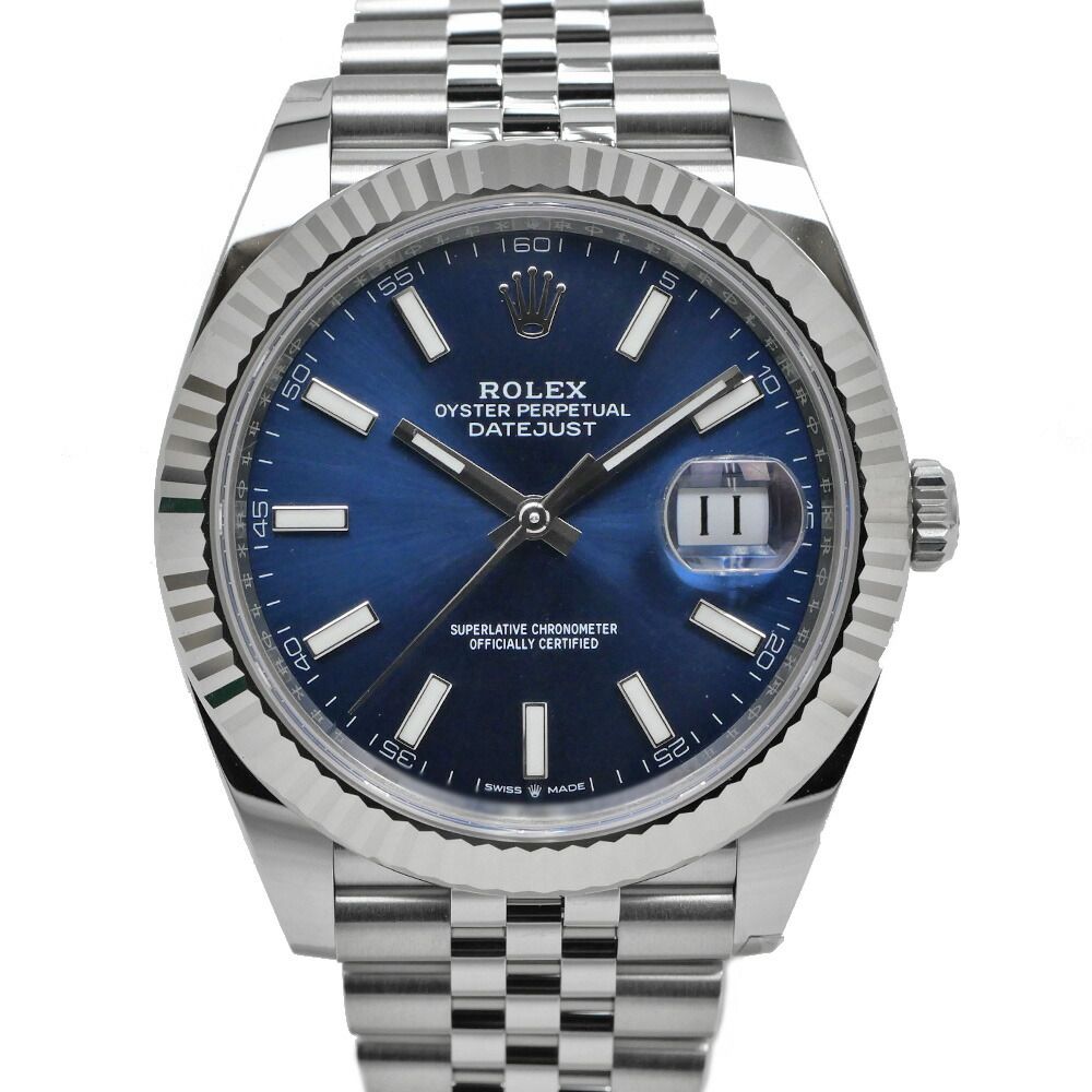 Rolex Datejust 41 Bright Blue April Watch Jubilee