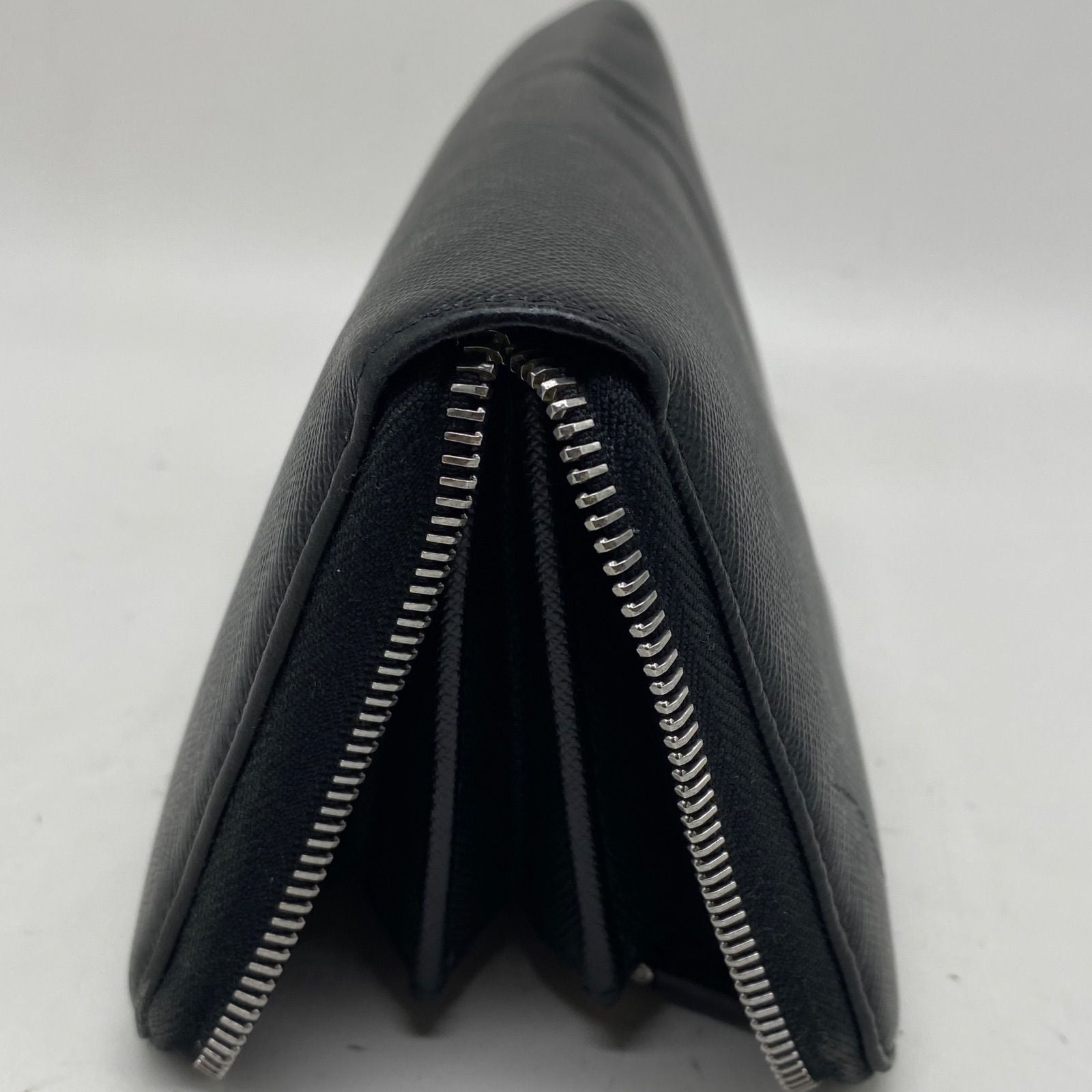 Prada Round Wallet Saffiano Black — view 8