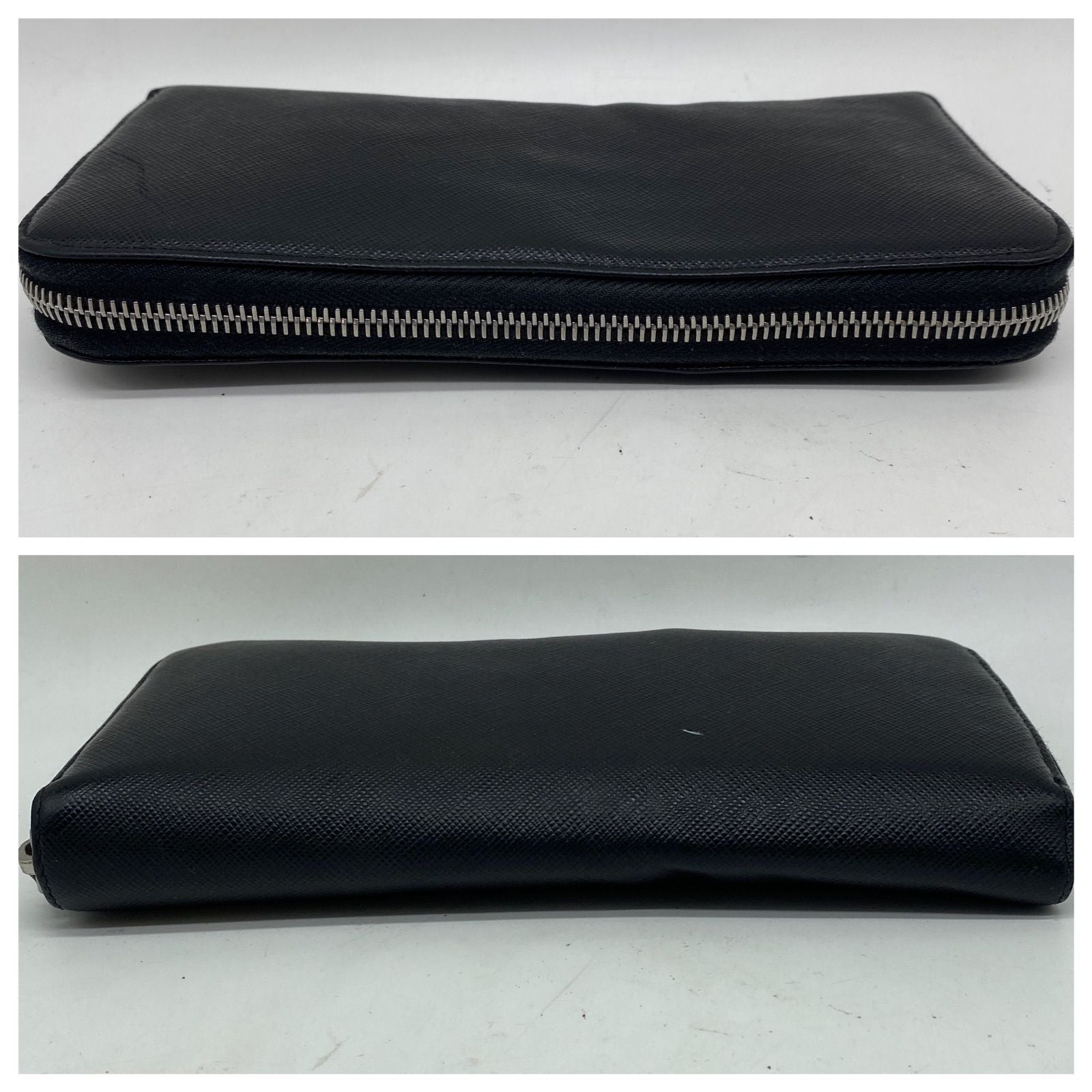 Prada Round Wallet Saffiano Black — view 4