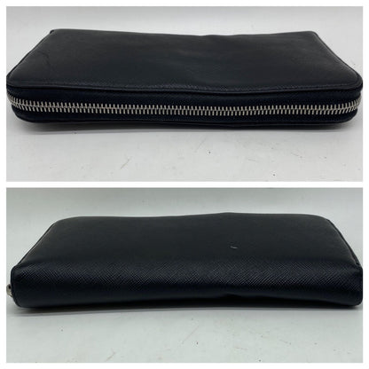 Prada Round Wallet Saffiano Black — view 4