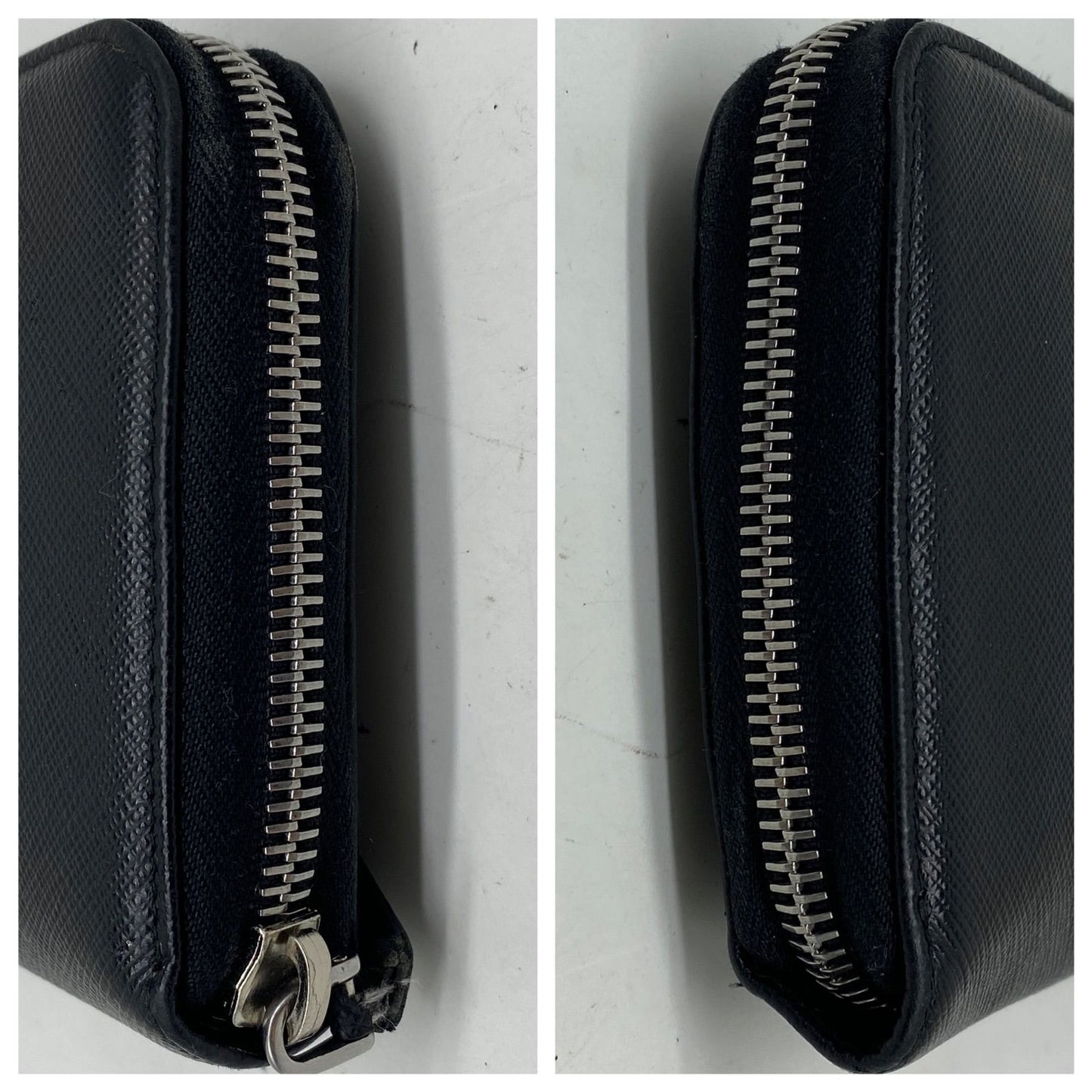 Prada Round Wallet Saffiano Black — view 5