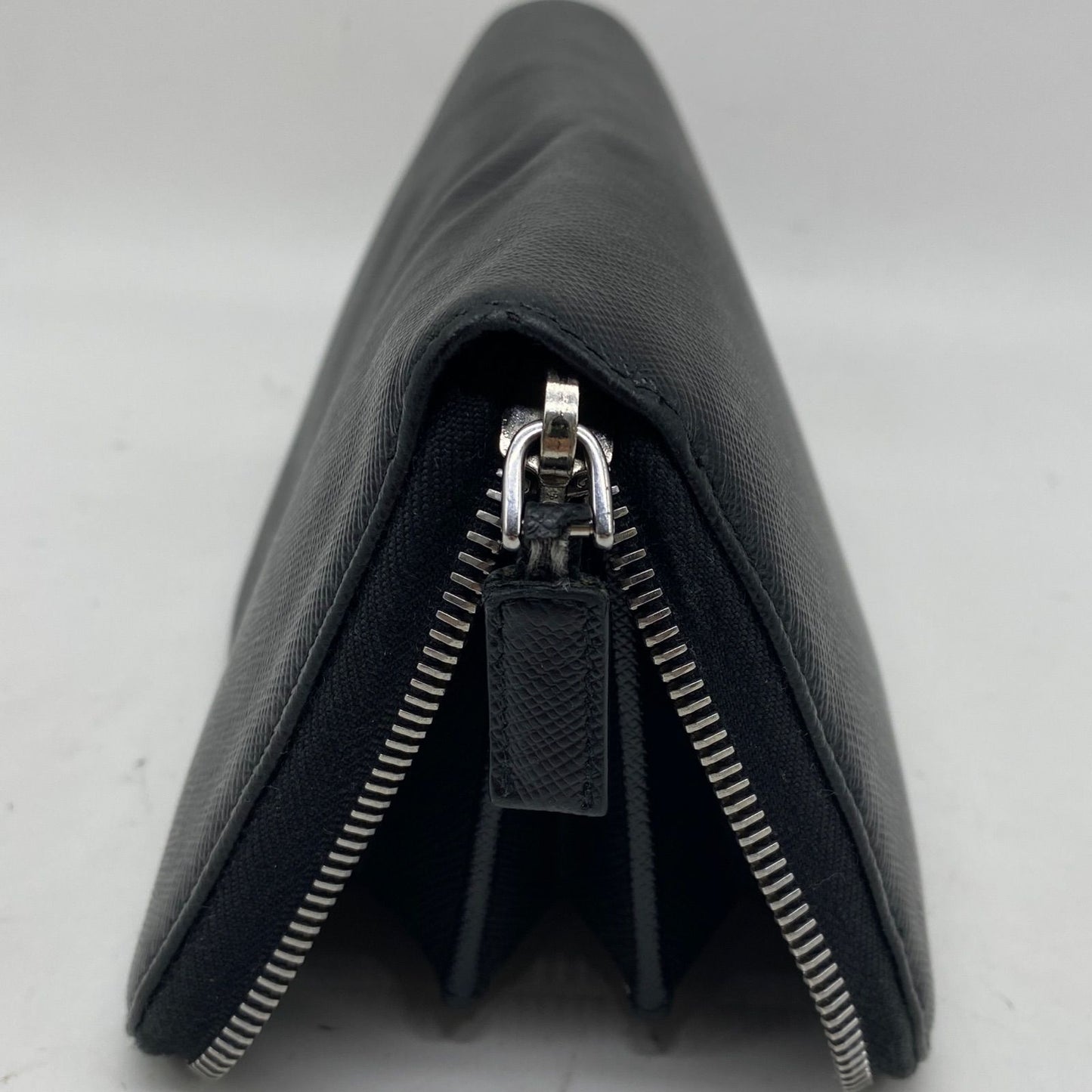 Prada Round Wallet Saffiano Black — view 7
