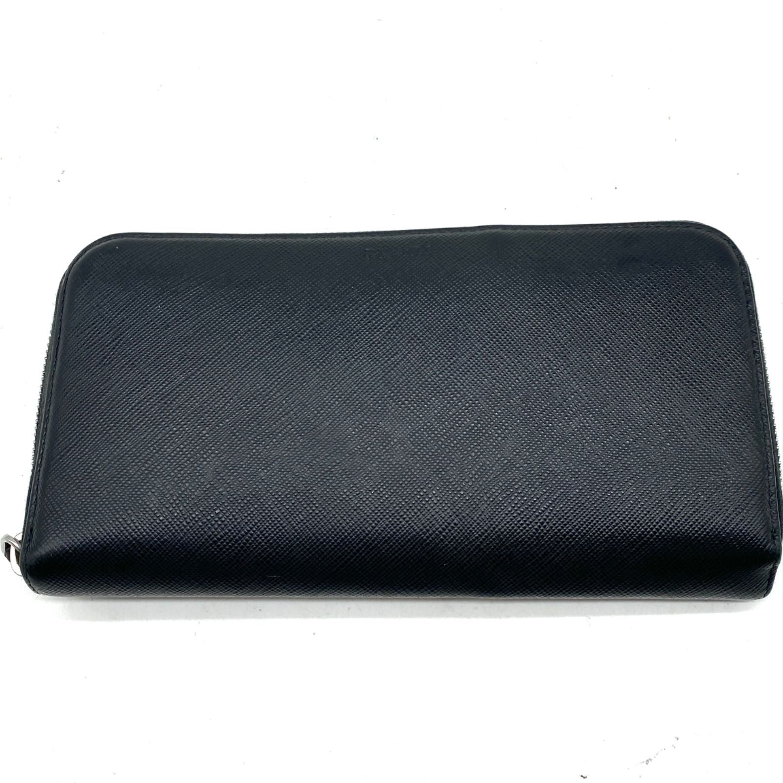 Prada Round Wallet Saffiano Black — view 2