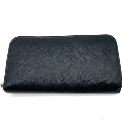 Prada Round Wallet Saffiano Black — view 2