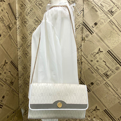 Dior Shoulder Bag Chain Trotter White Pochette — view 4