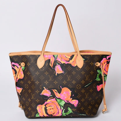 Louis Vuitton Neverfull MM Tote Bag Monogram Rose Brown Gold — view 2