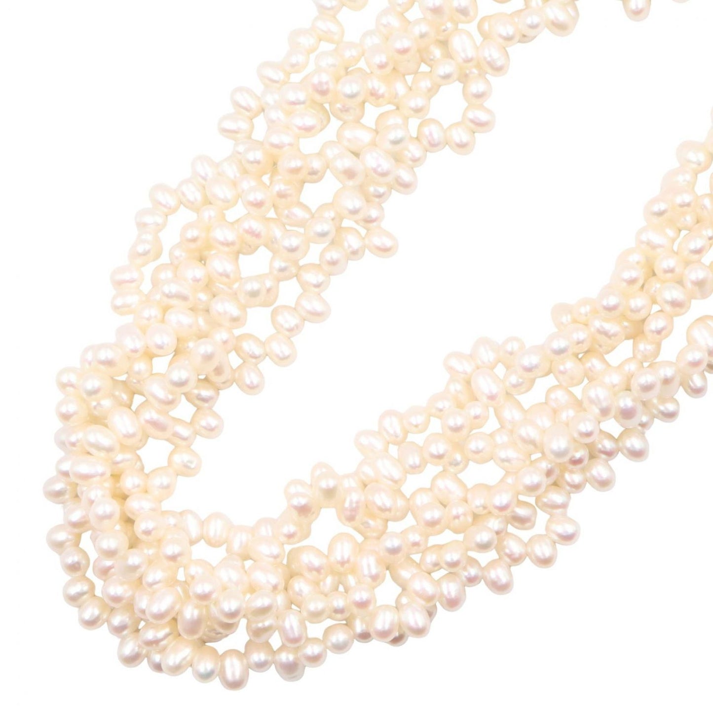 Tiffany & Co Necklace Torsade Pearl 42 cm 925 Sterling Silver