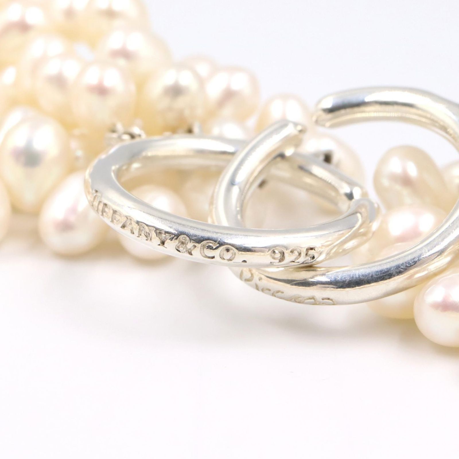 Tiffany & Co Necklace Torsade Pearl 42 cm 925 Sterling Silver — view 3