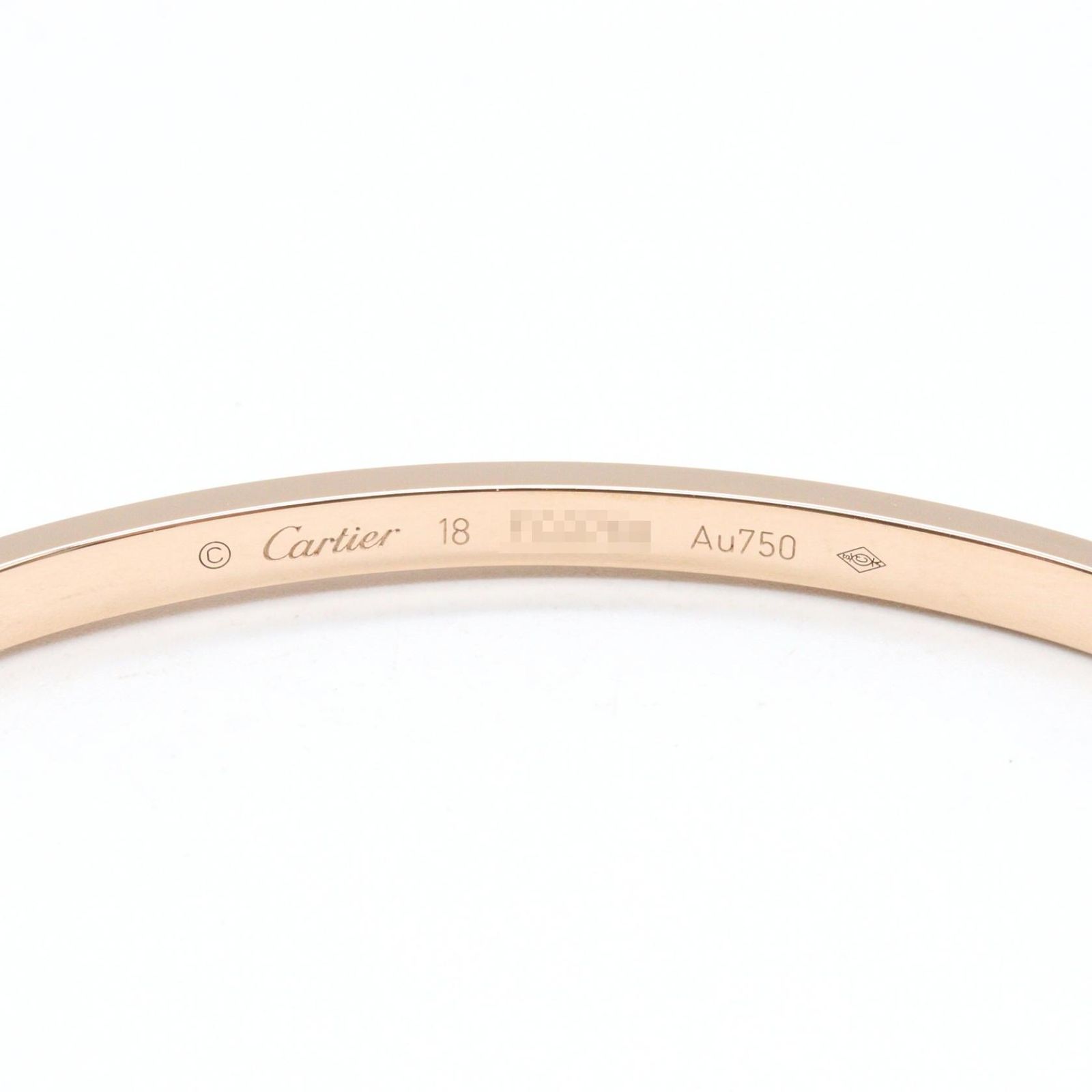 Cartier Bracelet SM 17 cm 18k Pink Gold Love — view 4