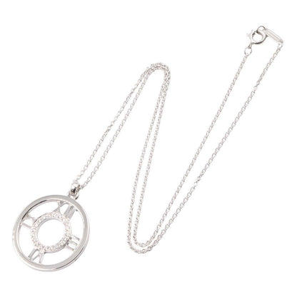 Tiffany & Co Necklace Atlas Diamond 40.5 cm 18k White Gold — view 2