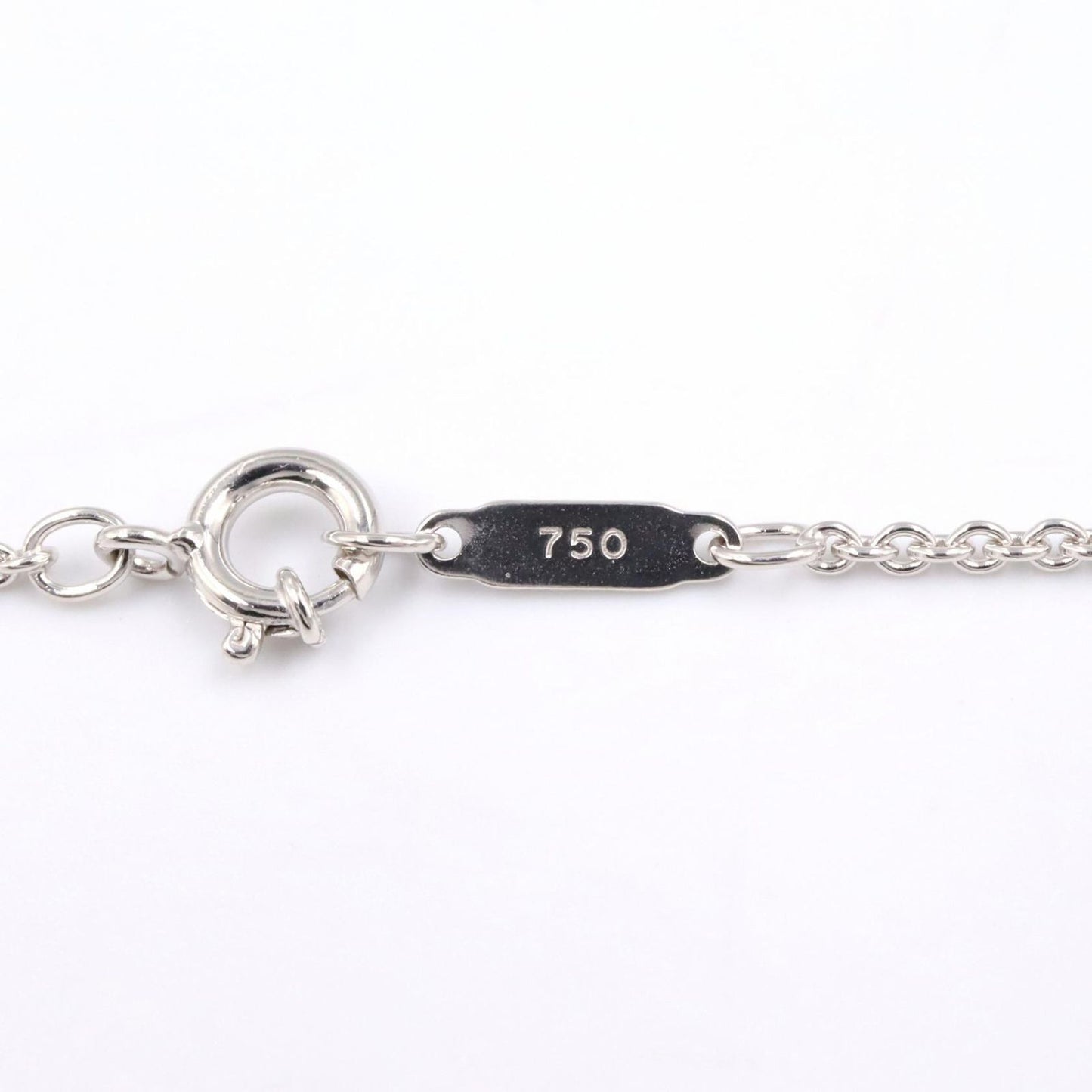 Tiffany & Co Necklace Atlas Diamond 40.5 cm 18k White Gold — view 5
