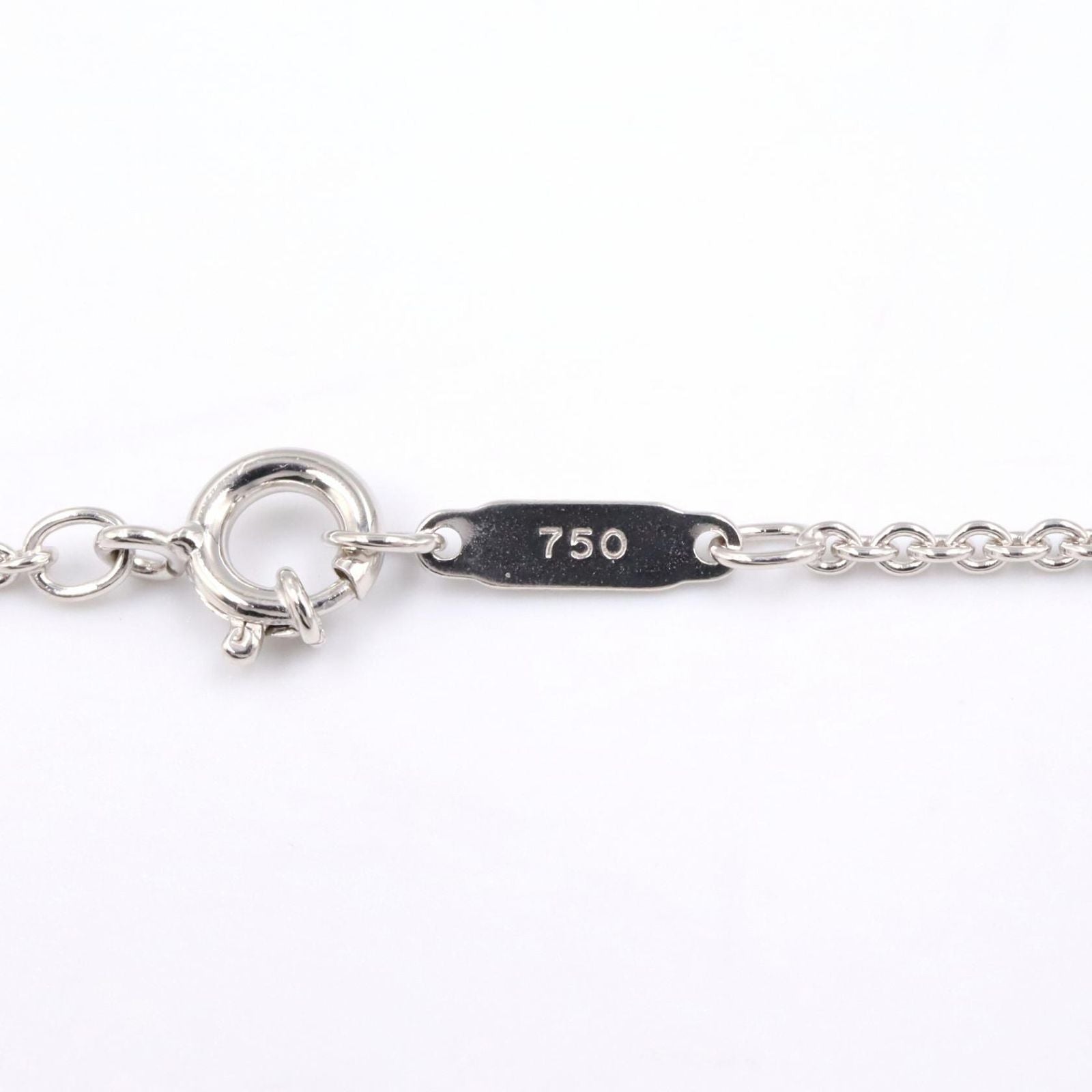 Tiffany & Co Necklace Atlas Diamond 40.5 cm 18k White Gold — view 5