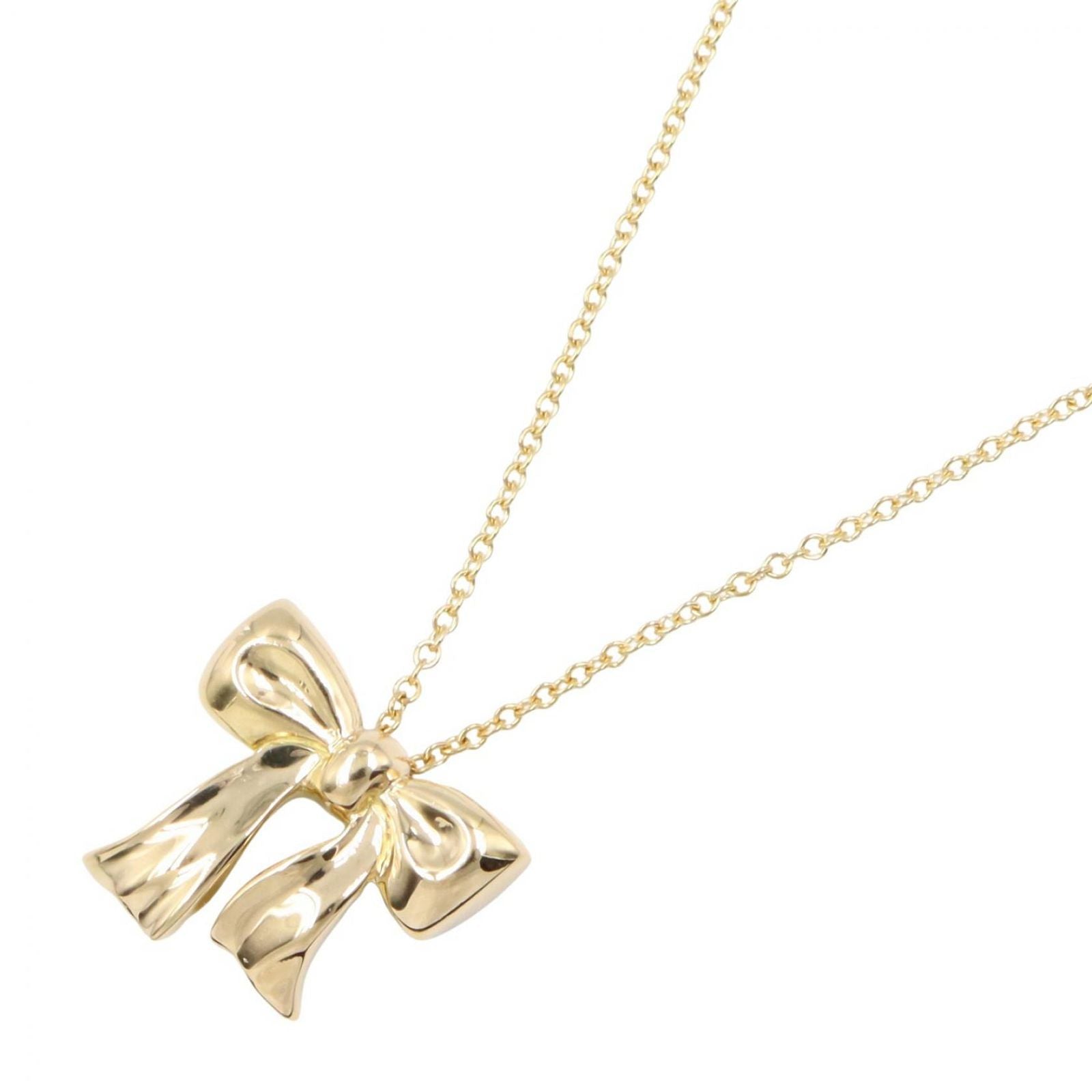 Tiffany & Co Necklace Ribbon 41.5 cm 18k
