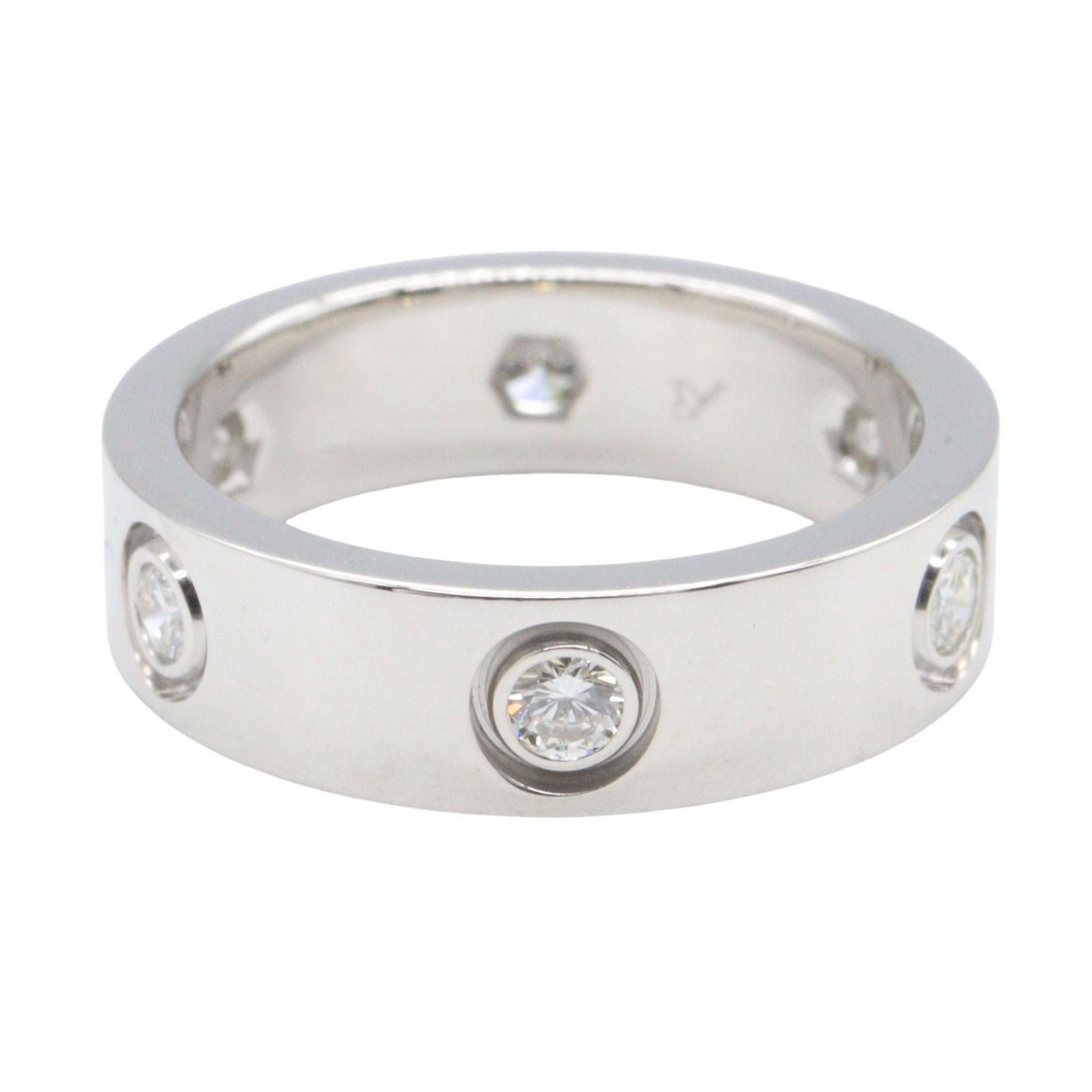 Cartier Ring Love 18k White Gold Diamond — view 2