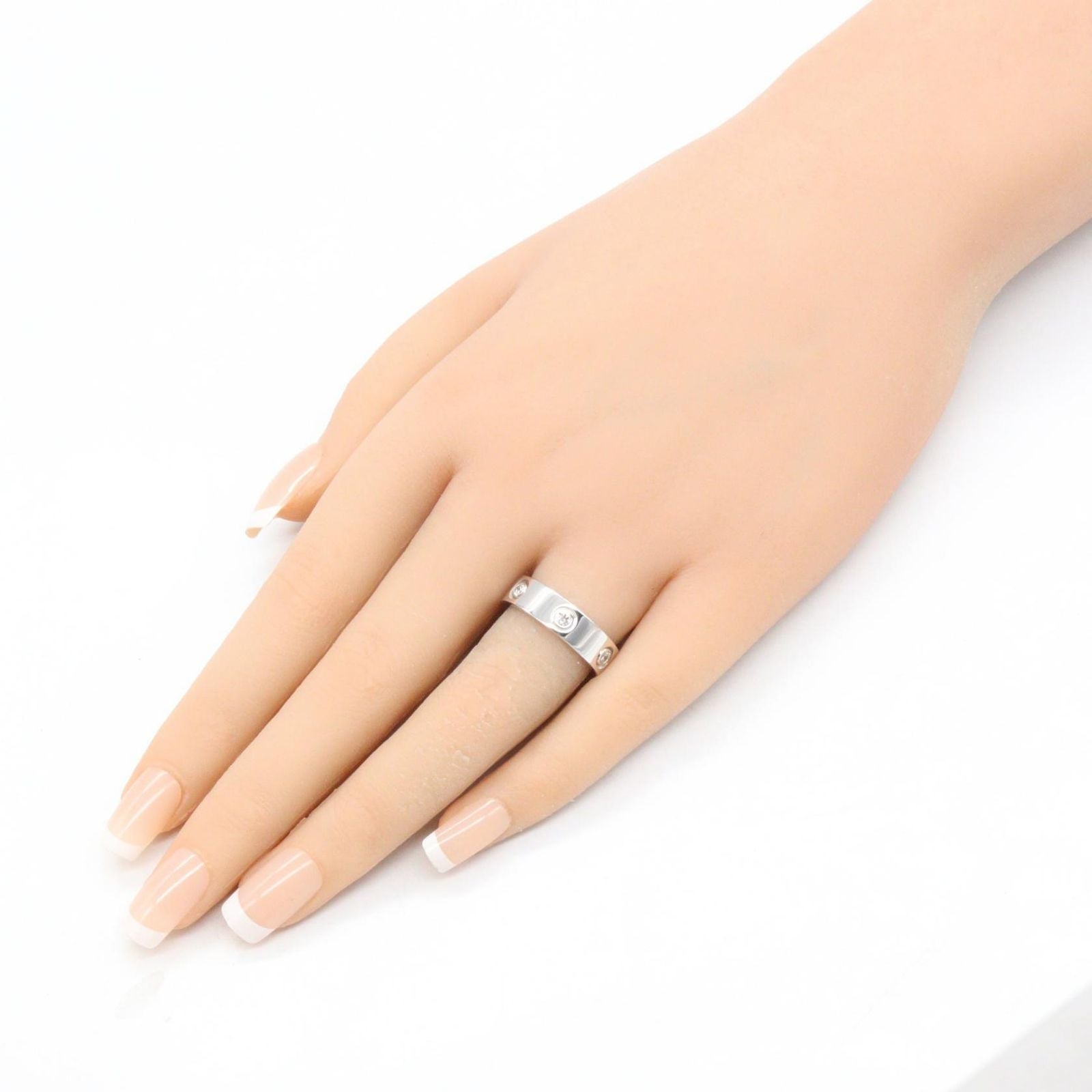 Cartier Ring Love 18k White Gold Diamond — view 8