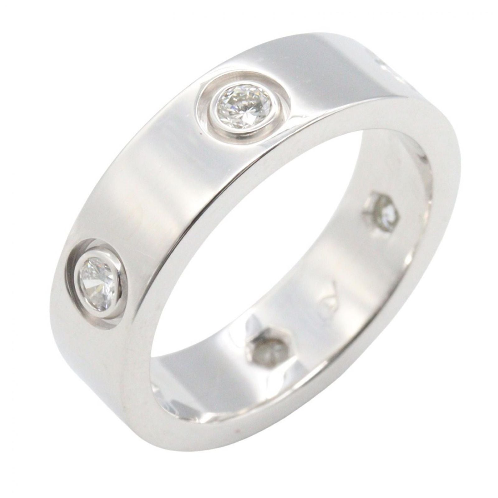 Cartier Ring Love 18k White Gold Diamond