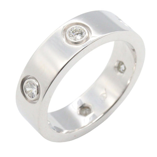 Cartier Ring Love 18k White Gold Diamond