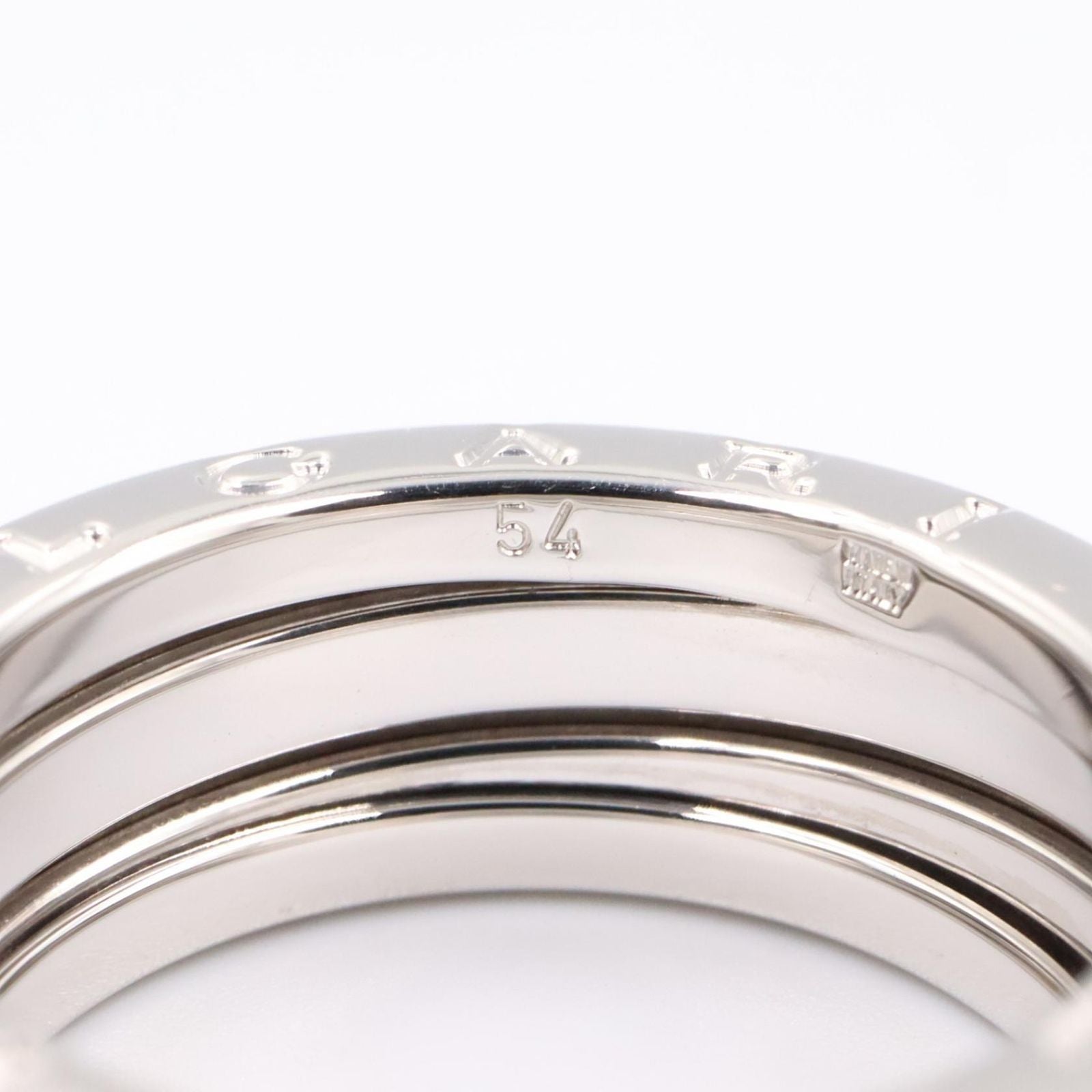 Bvlgari Ring B-zero One Band 18k White Gold — view 5