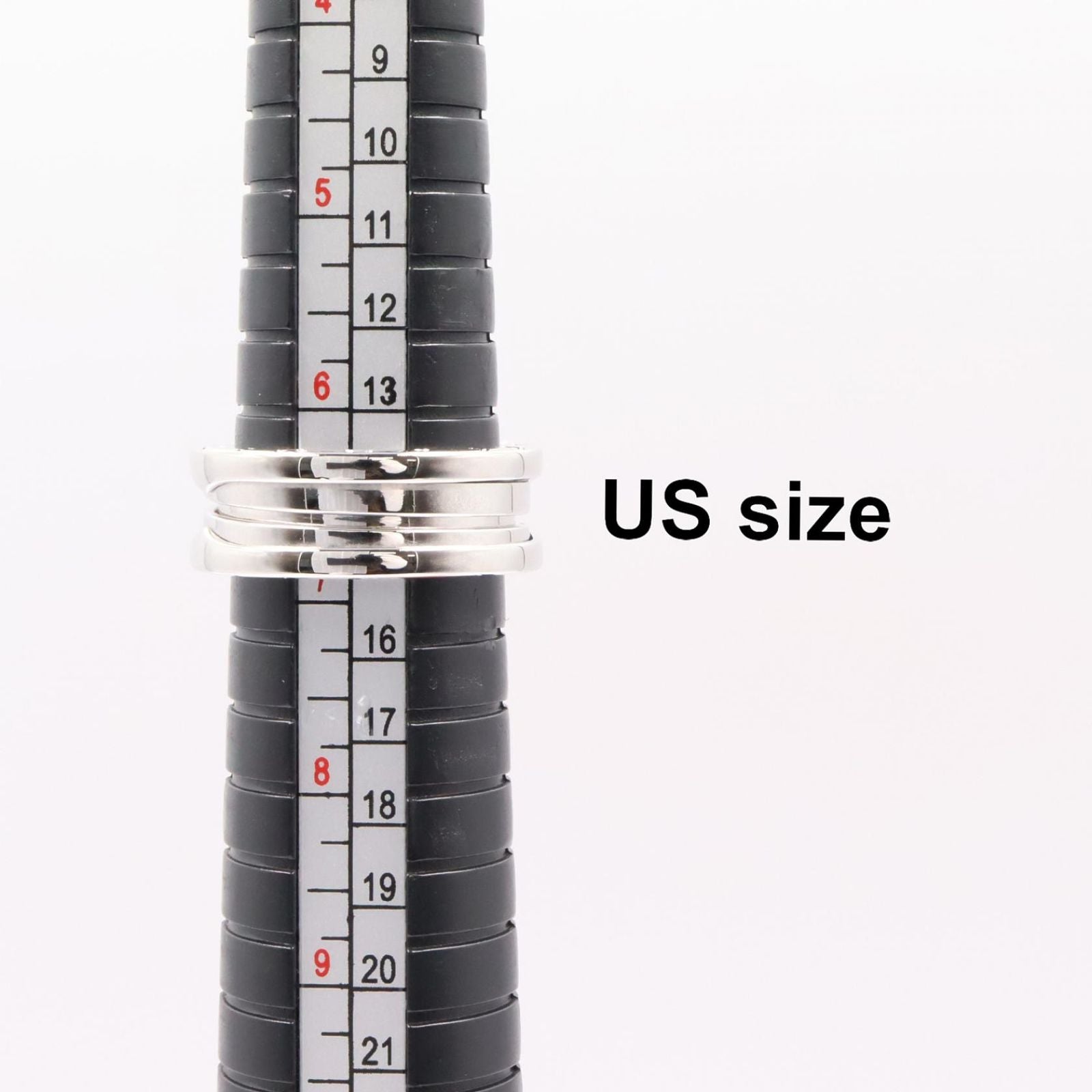 Bvlgari Ring B-zero One Band 18k White Gold — view 7